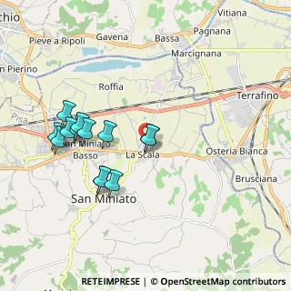 Mappa Via Antonio Genovesi, 56028 San Miniato PI, Italia (1.91077)