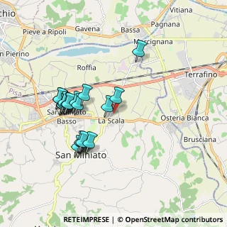 Mappa Via Antonio Genovesi, 56028 San Miniato PI, Italia (1.805)