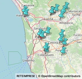 Mappa Via delle Bocchette, 56121 Pisa PI, Italia (16.61)