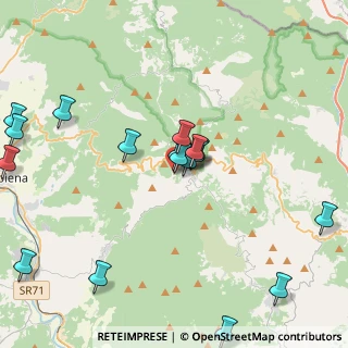 Mappa Localita' Vezzano, 52010 Chiusi della Verna AR, Italia (5.554)