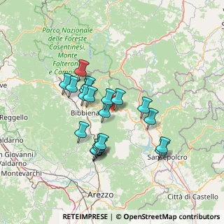 Mappa Localita' Vezzano, 52010 Chiusi della Verna AR, Italia (12.398)