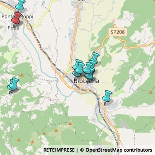 Mappa SR 71 Umbro Casentinese Romagnola, 52011 Bibbiena AR, Italia (2.005)
