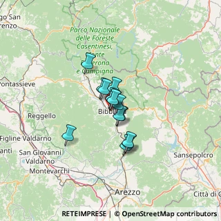 Mappa SR 71 Umbro Casentinese Romagnola, 52011 Bibbiena AR, Italia (7.46643)