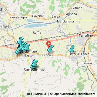 Mappa SP40, 56028 San Miniato PI, Italia (2.426)