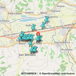Mappa SP40, 56028 San Miniato PI, Italia (1.4745)