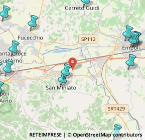 Mappa SP40, 56028 San Miniato PI, Italia (6.75067)