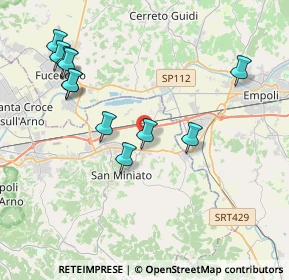 Mappa SP40, 56028 San Miniato PI, Italia (4.31455)