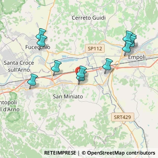 Mappa SP40, 56028 San Miniato PI, Italia (4.43182)