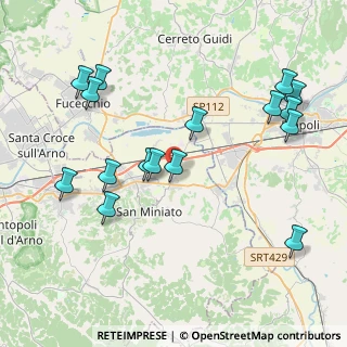 Mappa SP40, 56028 San Miniato PI, Italia (4.6625)