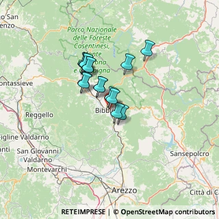Mappa Via Antonio Lippi, 52011 Bibbiena AR, Italia (9.52667)
