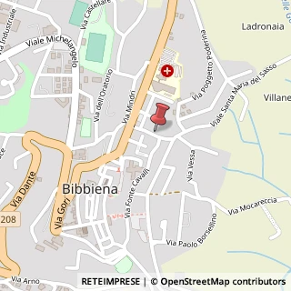 Mappa Via San Rocco, 12, 52011 Bibbiena, Arezzo (Toscana)