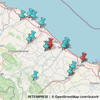 Mappa Via Enzo Paci, 60010 Monterado AN, Italia (17.09167)