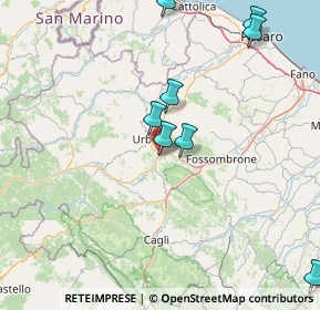 Mappa Via Galileo Galilei, 61033 Fermignano PU, Italia (28.838)