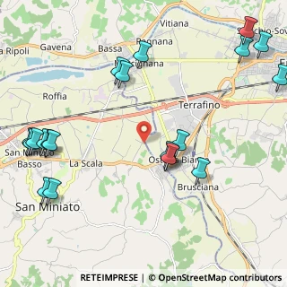 Mappa Via Capocavallo, 56028 San Miniato PI, Italia (2.8335)