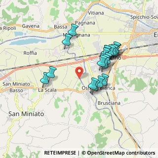 Mappa Via Capocavallo, 56028 San Miniato PI, Italia (1.6835)