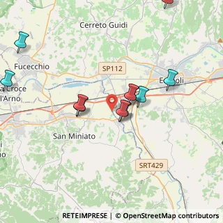 Mappa Via Capocavallo, 56028 San Miniato PI, Italia (4.44667)