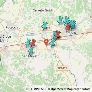 Mappa Via Capocavallo, 56028 San Miniato PI, Italia (3.79733)