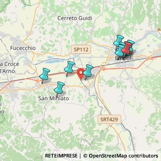 Mappa Via Capocavallo, 56028 San Miniato PI, Italia (4.1975)