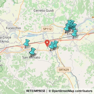 Mappa Via Capocavallo, 56028 San Miniato PI, Italia (4.03667)