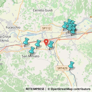 Mappa Via Capocavallo, 56028 San Miniato PI, Italia (4.55154)
