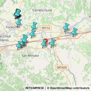 Mappa Via Capocavallo, 56028 San Miniato PI, Italia (5.45368)