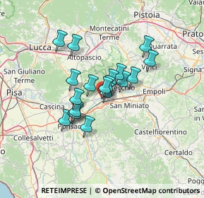 Mappa Via S. Martino, 56022 Castelfranco di Sotto PI, Italia (9.92421)