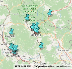 Mappa Via Fonte Cavalli, 52011 Bibbiena AR, Italia (15.79412)