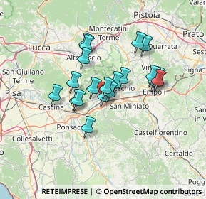 Mappa Via Ferdinando Magellano, 56022 Castelfranco di Sotto PI, Italia (10.771)