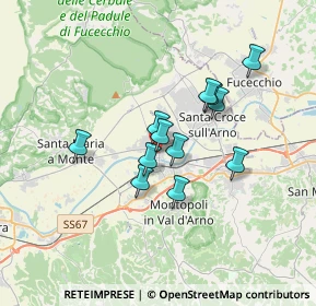 Mappa Via Ferdinando Magellano, 56022 Castelfranco di Sotto PI, Italia (2.66667)