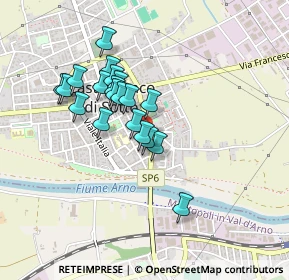 Mappa Via Ferdinando Magellano, 56022 Castelfranco di Sotto PI, Italia (0.3635)