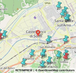 Mappa Via Ferdinando Magellano, 56022 Castelfranco di Sotto PI, Italia (3.247)