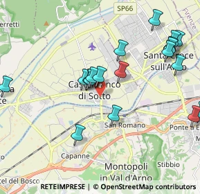 Mappa Via Ferdinando Magellano, 56022 Castelfranco di Sotto PI, Italia (2.373)