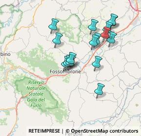 Mappa Via del Forno, 61034 Fossombrone PU, Italia (6.86938)