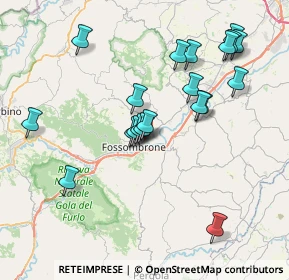 Mappa Via del Forno, 61034 Fossombrone PU, Italia (7.764)