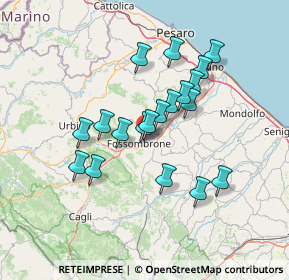 Mappa Via del Forno, 61034 Fossombrone PU, Italia (12.03474)