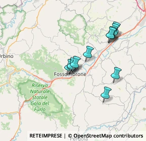 Mappa Via Anselmo Bucci, 61034 Fossombrone PU, Italia (6.52917)