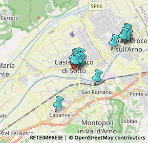 Mappa Via S. Severo, 56022 Castelfranco di Sotto PI, Italia (1.66625)