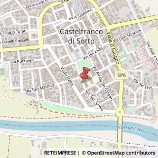 Mappa Via San Severo,  9, 56022 Castelfranco Piandiscò, Arezzo (Toscana)
