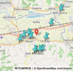 Mappa Via dei Prati, 56028 San Miniato PI, Italia (1.77727)