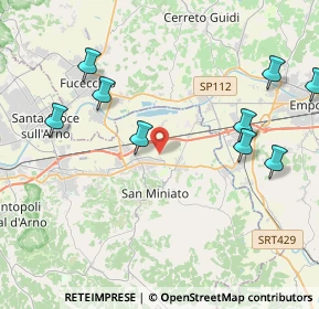 Mappa Via dei Prati, 56028 San Miniato PI, Italia (5.57636)