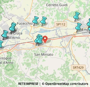 Mappa Via dei Prati, 56028 San Miniato PI, Italia (6.11737)