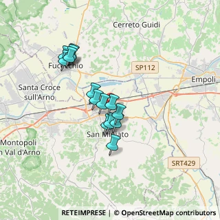 Mappa Via dei Prati, 56028 San Miniato PI, Italia (2.88143)
