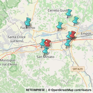 Mappa Via dei Prati, 56028 San Miniato PI, Italia (4.02583)