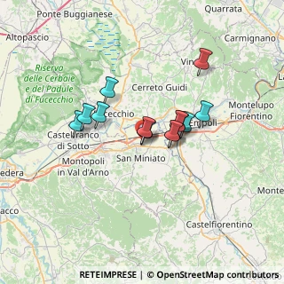 Mappa Via dei Prati, 56028 San Miniato PI, Italia (5.19923)