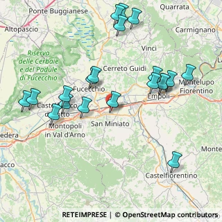 Mappa Via dei Prati, 56028 San Miniato PI, Italia (9.267)