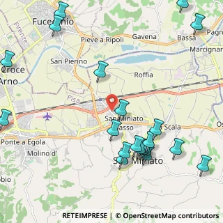 Mappa Via Enrico Fermi, 56028 San Miniato PI, Italia (2.817)