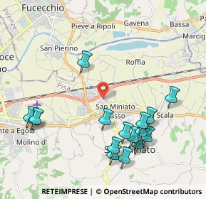 Mappa Via Enrico Fermi, 56028 San Miniato PI, Italia (2.32647)