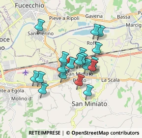 Mappa Via Enrico Fermi, 56028 San Miniato PI, Italia (1.33)