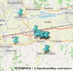 Mappa Via Enrico Fermi, 56028 San Miniato PI, Italia (1.2)