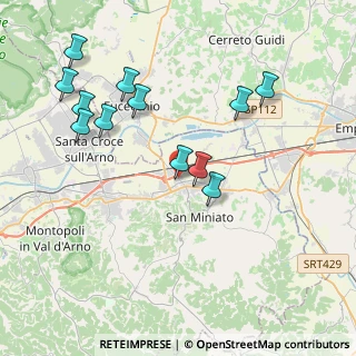 Mappa Via Enrico Fermi, 56028 San Miniato PI, Italia (4.22667)
